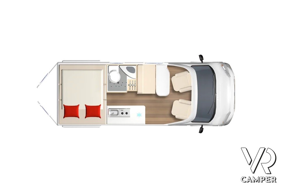 Burstner Lineo C 590 - piantina