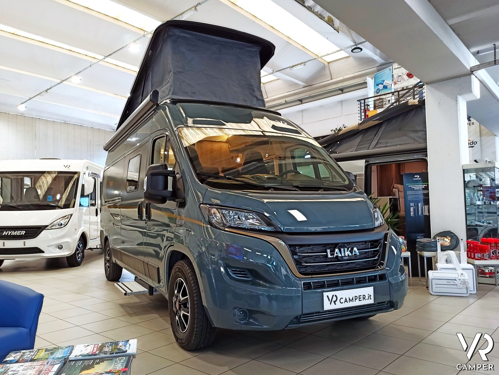 Laika Ecovip 600, campervan furgonato grigio grafite