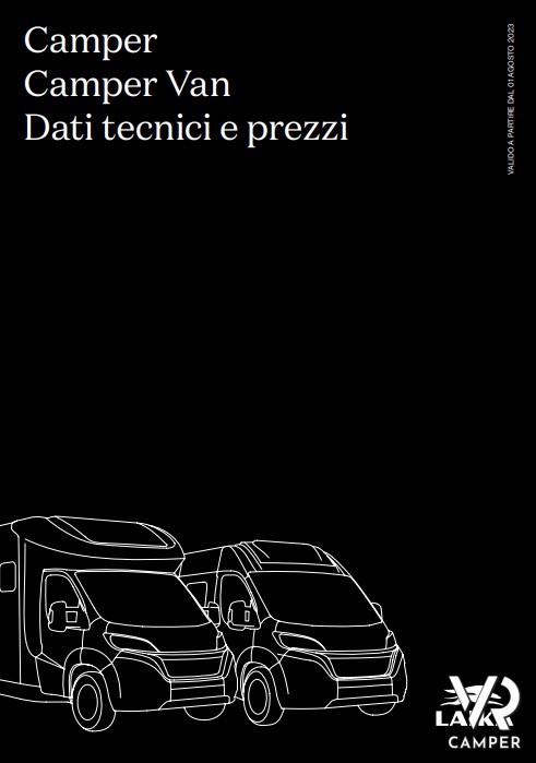 Catalogo Laika 2024, dati tecnici e prezzi camper Laika 2024