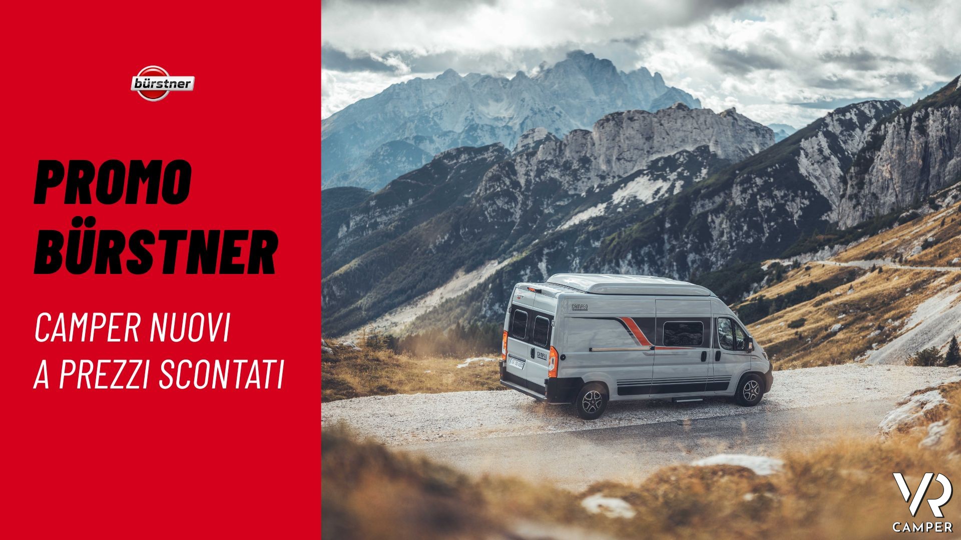 Promo Burstner: Camper nuovi a prezzo scontato. Scopri le offerte da VR Camper